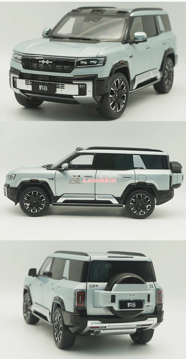 Original 1:18 byd Formula Leopard 8 car model SUV off-road alloy car models Gifts Ornaments miniature model