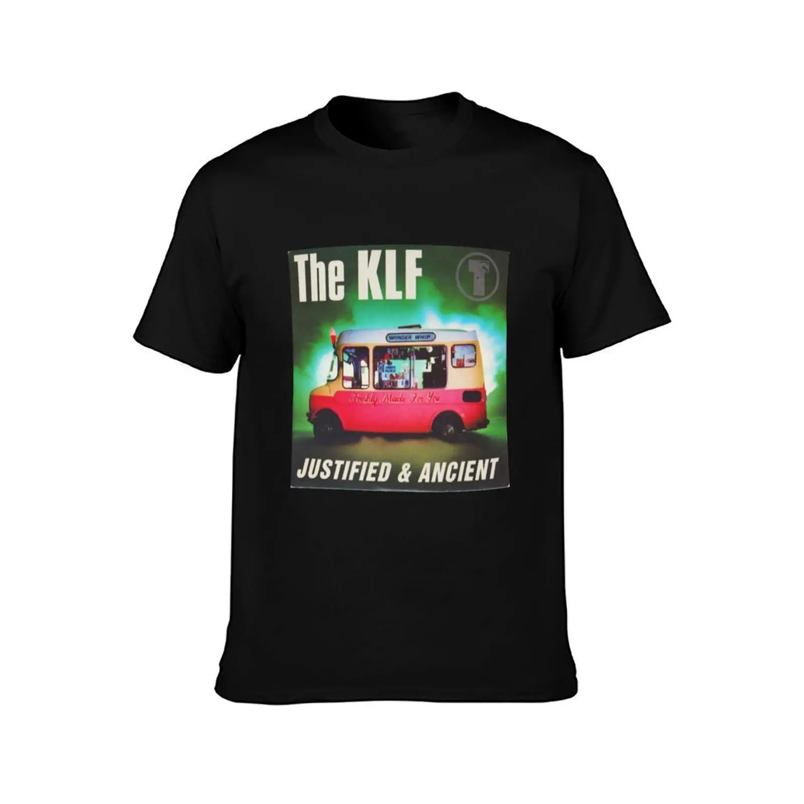 The Klf THE KLF JUSTIFIED AND ANCIENT T-Shirt man t shirt cotton t shirt man casual man t shirt summer T-Shirt
