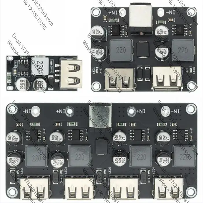 usb-qc30-qc20-usb-dc-dc-понижающий-преобразователь-понижающий-модуль-зарядки-6-32-В-9-В-12-В-24-В-печатная-плата-быстрого-зарядного-устройства-5-В