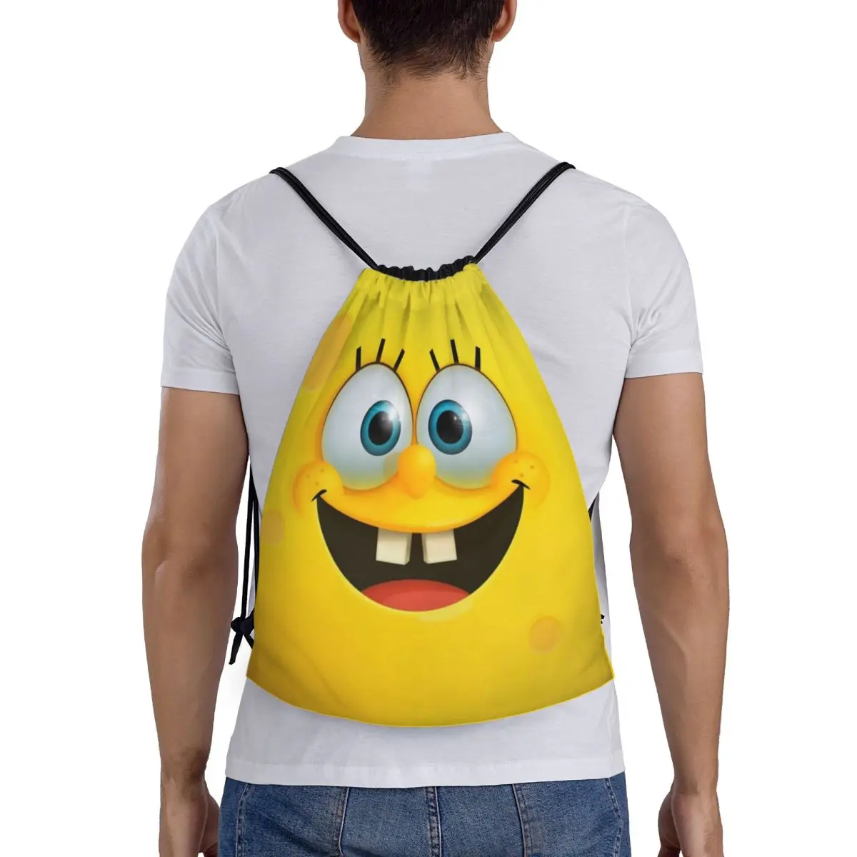 SpongeBob-Sac à Dos de dehors de Proximité pour Homme et Femme, Sacoche de Voyage en Plein Air, Grande Capacité, Gym, Natation, Plage