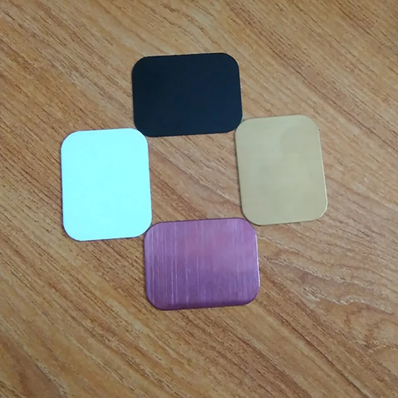 مستطيلة المغناطيسي لوحة معدنية حامل هاتف صفائح حديد المغناطيس المحمولة سيارة الهاتف المحمول دعم أصحاب الهاتف ملصق الوقوف