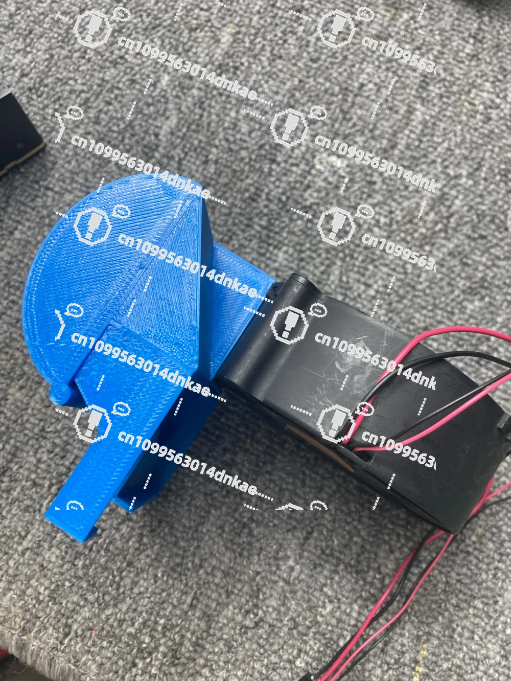 DIY Graphics Card Cooling Adapter MI50 Turbo Fan Changed To External Connector Violent Fan 3DABS