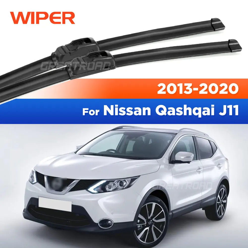 OEM подходят/тихие чистые щетки стеклоочистителя для Nissan Qashqai J11 2013-2020 2014 2015 2016 2017 2018 2019 дворники лобового стекла 26 