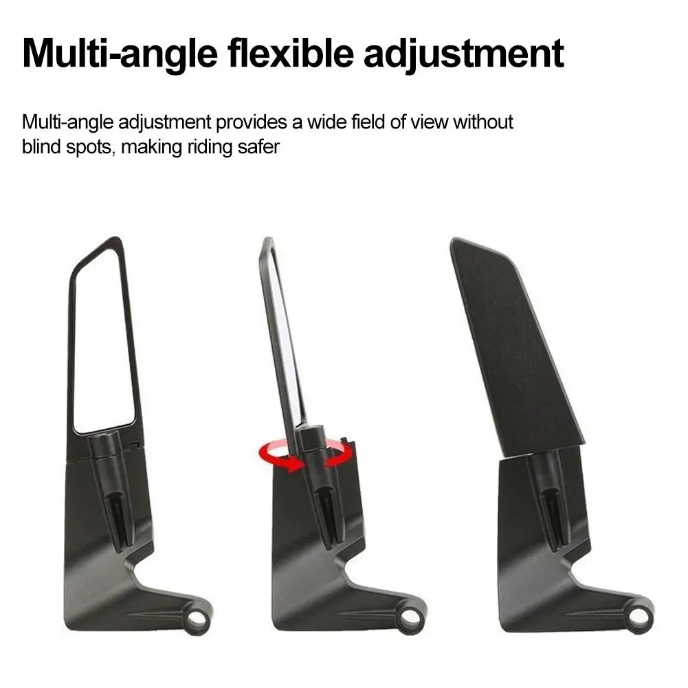 

For Kawasaki Z900 Z650 2021 2022 2023 Motorcycle Mirrors Adjustable Kits Winglets Motorcycle Stealth Mirrors Mirrors Mirror H2G6