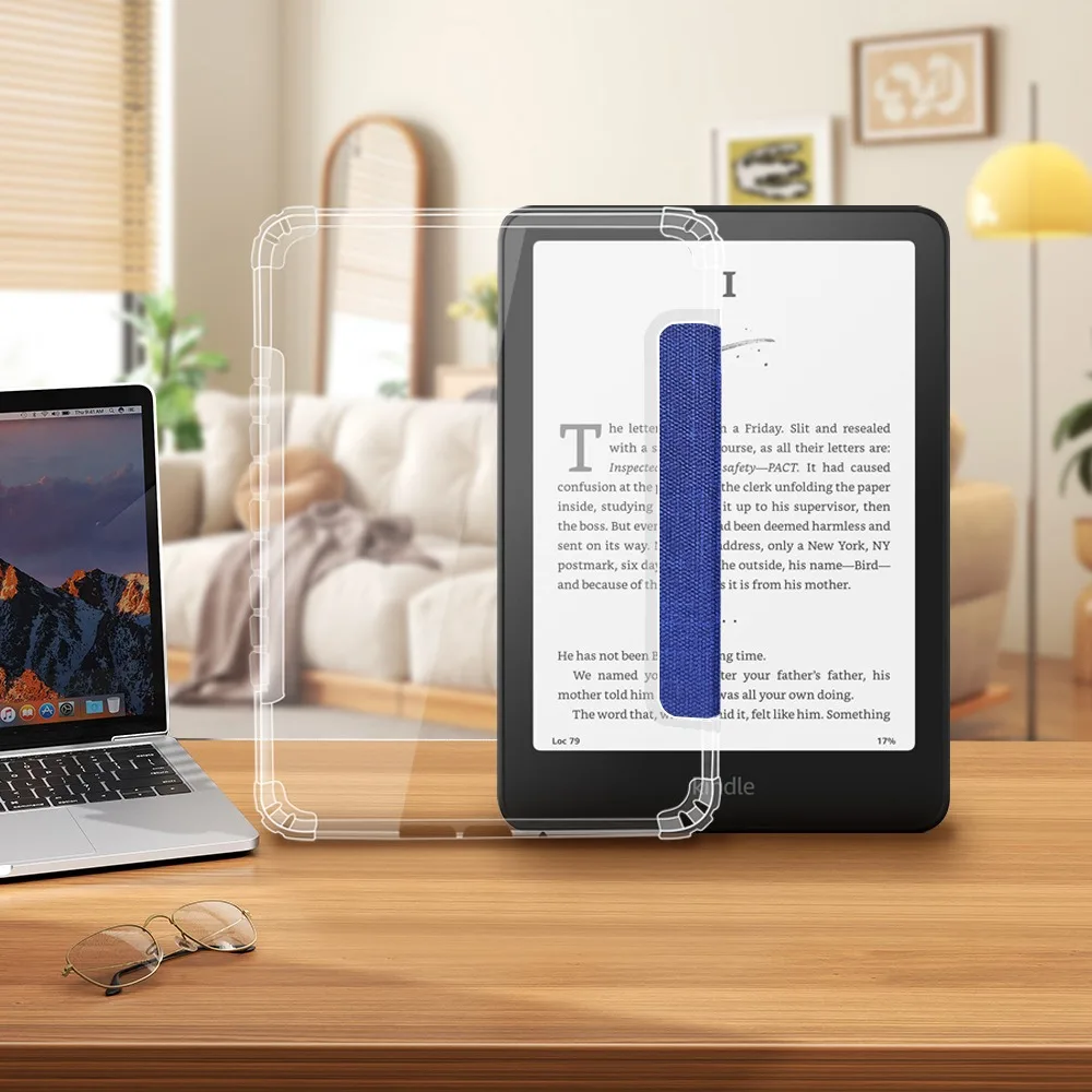 

Подходит для мягкого чехла Kindle Colorsoft Signature Edition 2024 года, 7-дюймовый защитный чехол
