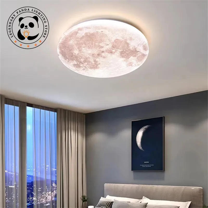 

Modern Minimalist Ceiling Lights Originality Personality Dimmable Balcony Bedroom Study Children's Room Decor LED Lamp Luminaria