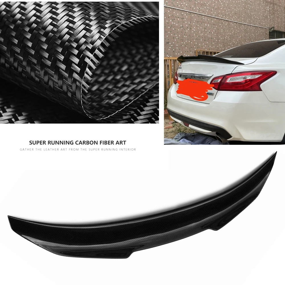 

Rear Trunk Spoiler Wing For Nissan Altima Teana 2016-2019 Sedan 4-Door PSM Style Car Tailgate Lid Splitter Lip