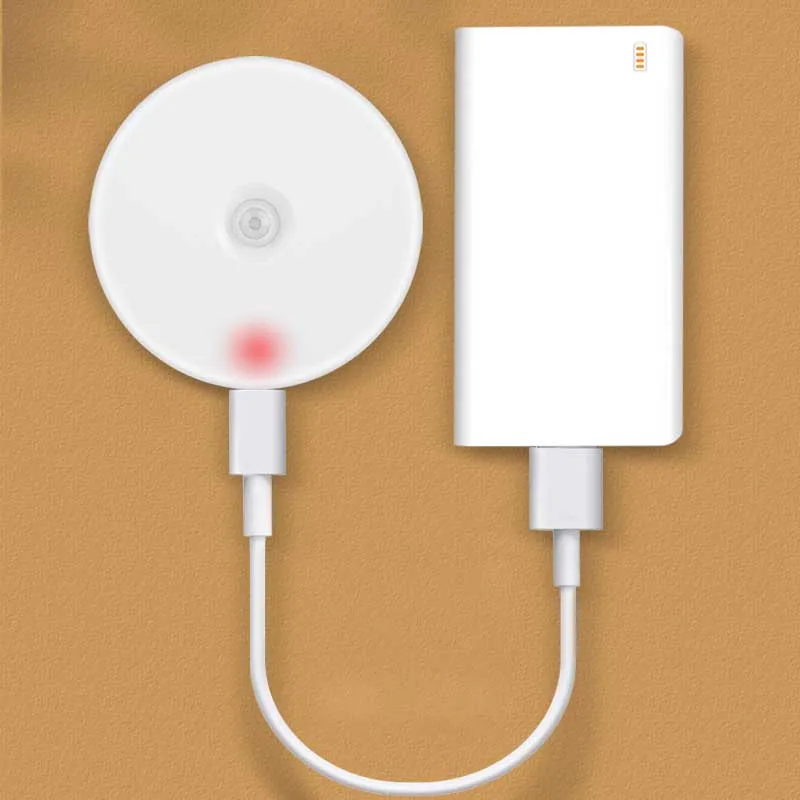 LED PIR Motion Sensor Light Night Light Wireless Under Cabinet Light Closet Lamp Smart Wall-Mounted Body Induction Home Lamp