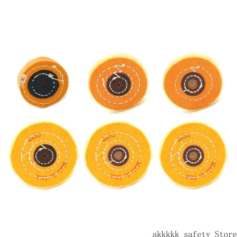 XXFF High Efficiency Cotton Polishing Wheel Suitable For Stainless Steel Aluminum Alloy Mirror Finish Metal Surfaces Buffing