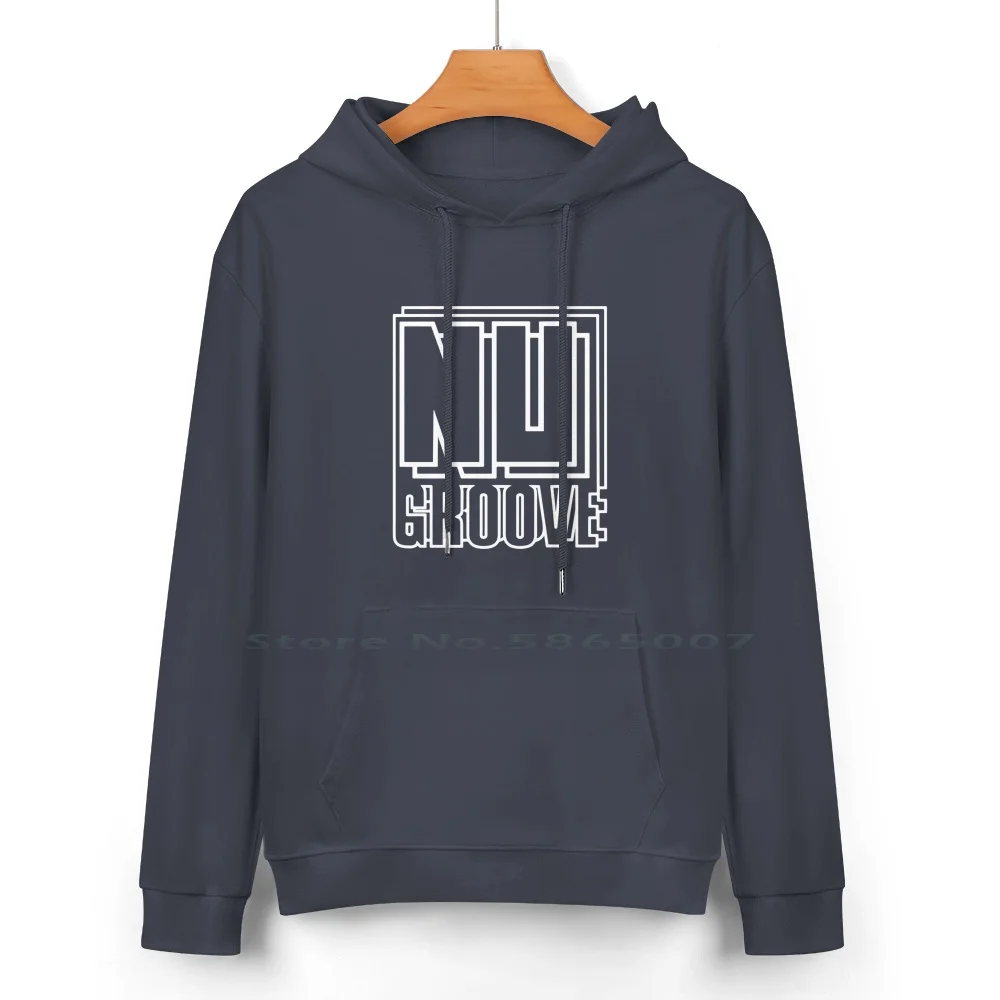 Nu Groove Records-House Music Pure Cotton Hoodie Sweater 24 Colors Nu Groove Records New York Vintage Retro House Music Label