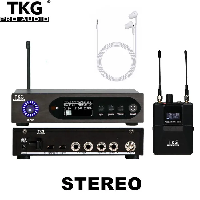 

TKG 566-590 МГц P301 сценическая стереосистема для ушей профессиональная аудиосистема для возврата сценического сигнала Беспроводная система мониторинга для музыкантов