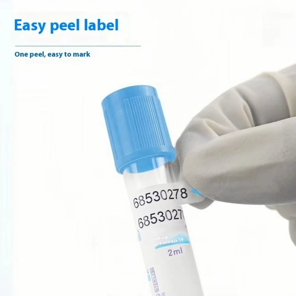 مواسير الصوديوم القابل للتصرف 1:9 أنبوب جمع الدم الفراغ المعقم 100 أنابيب بلاستيكية 10 مل/5 مللي/2 مللي #6