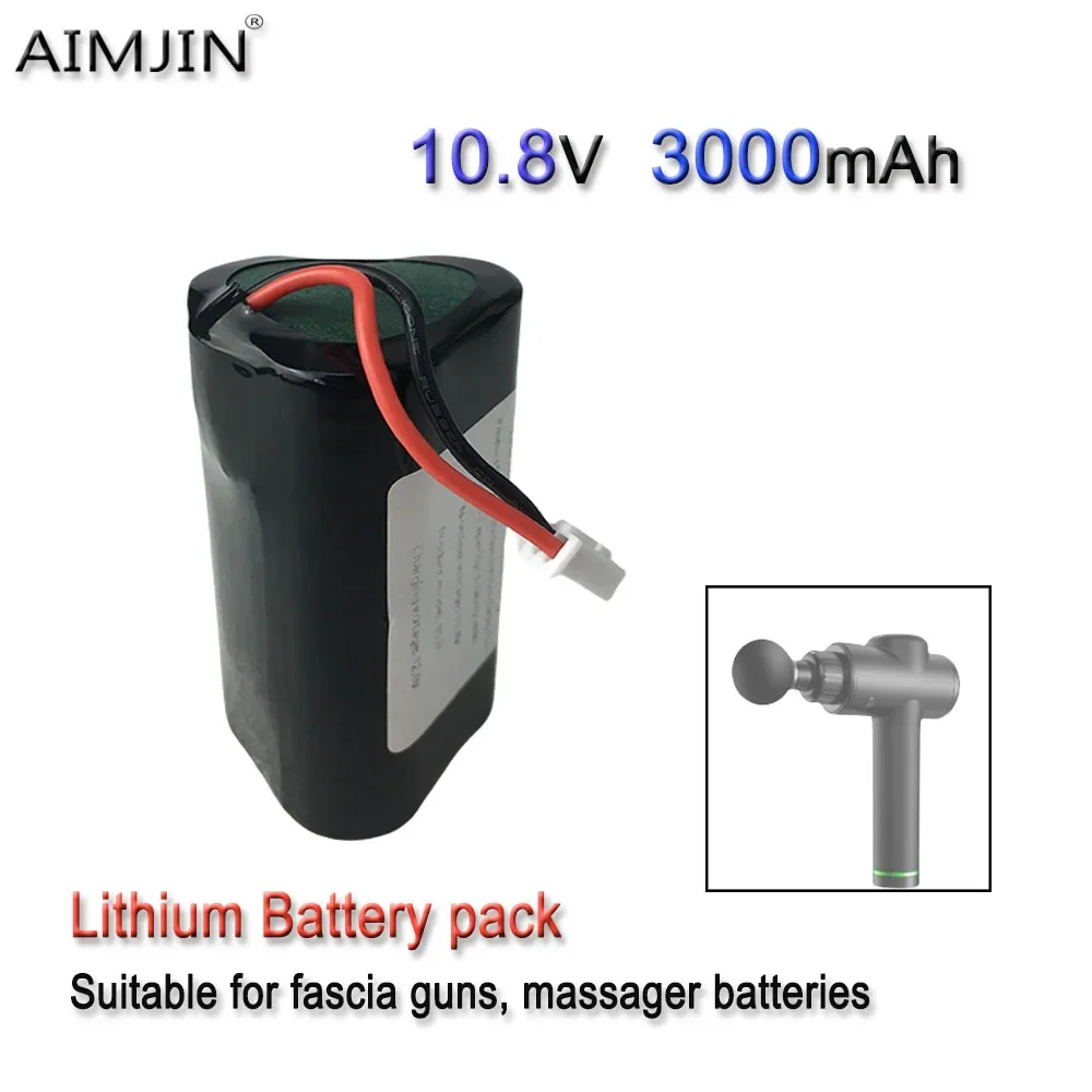 10.8V 3000mAh Rechargeable Lithium Battery Pack Suitable For Fascia Guns, Massager Special Tool Battery