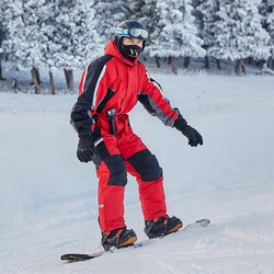 Sudadera con capucha para hombre y mujer, mono deportivo para la nieve, traje de esquí cálido para Snowboard, impermeable, ropa de invierno, 2021