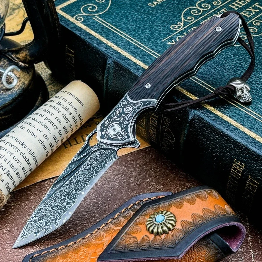 couteau-pliant-en-noyer-noir-lame-en-acier-damas-portable-pour-fruits-menagers-edc-outil-de-transport-couteau-d'expedition-pratique