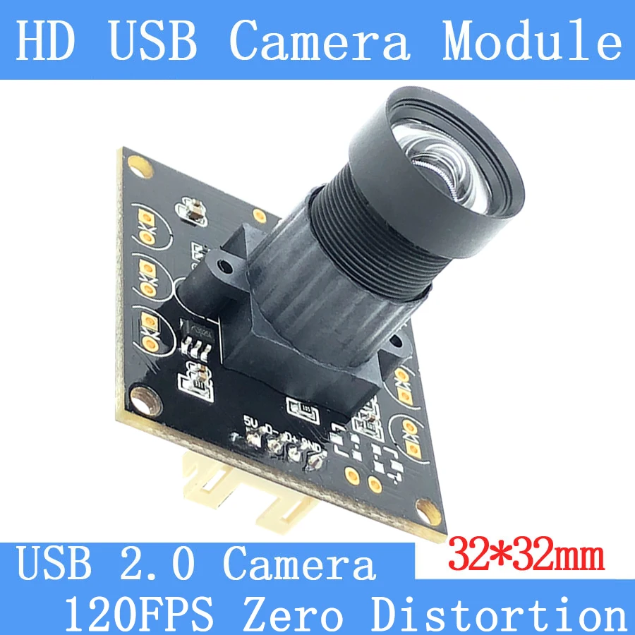 PU`Aimetis 30FPS/60FPS/120FPS No distortion Lens Surveillance Webcam HD 200W 1920*1080P Android Linux OTG UVC USB Camera Module