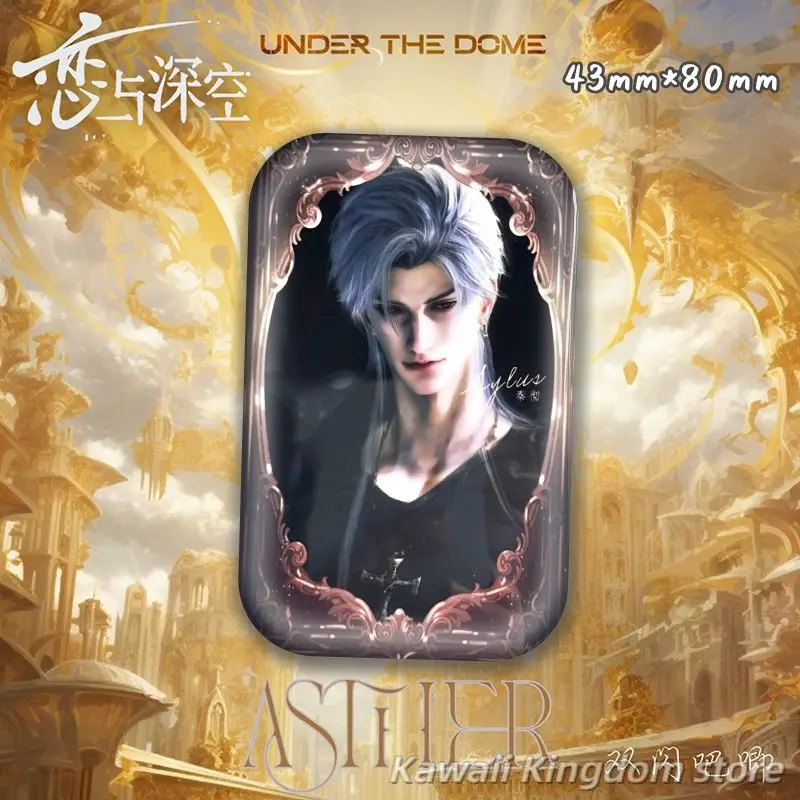 Love and Deepspace Rafayel Zayne Xavier Sylus Caleb Cosplay Button Pin Cute Anime Tinplate Brooch Badge for Backpack Accessories