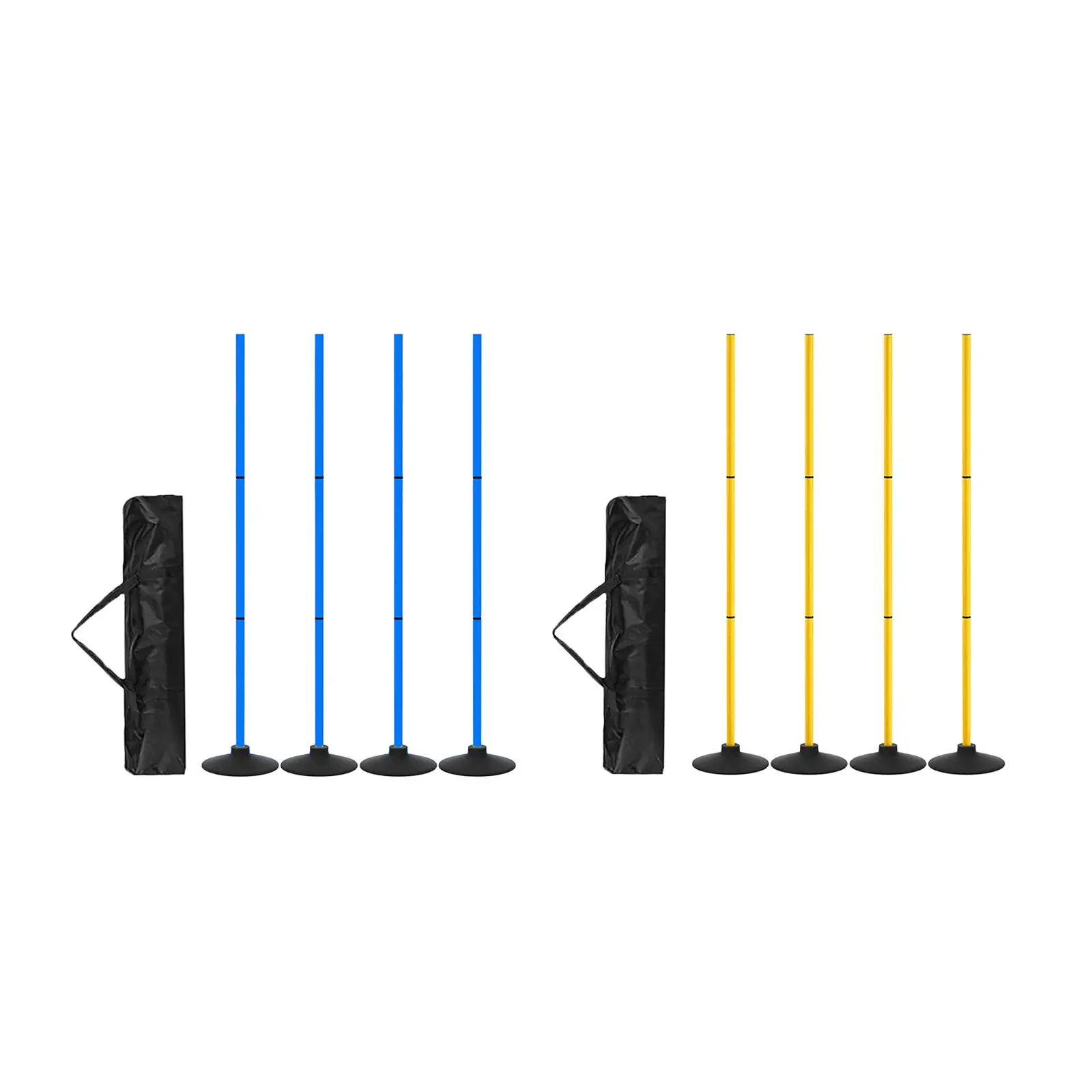 

4x Agility Training Poles Soccer Training Sticks for Outdoor Games Rugby