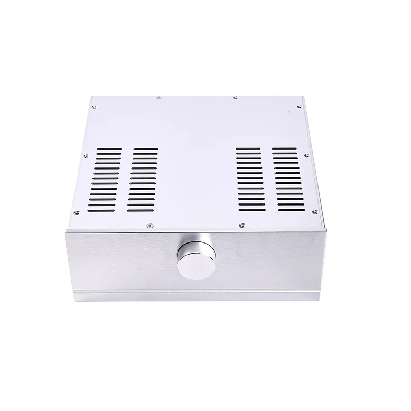 325x310x122mm Hifi Silver Aluminum Chhassis for DIY Power Amplifier DAC Case Decoder Housing Power Filter Box Amp  Enclosure