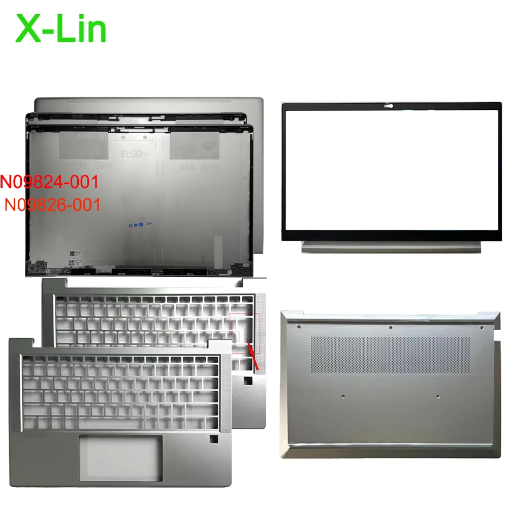

For ELITEBOOK 630 G9 laptop screen back case front bezel frame palm rest bottom shell lower cover base case N09824-001 N09826