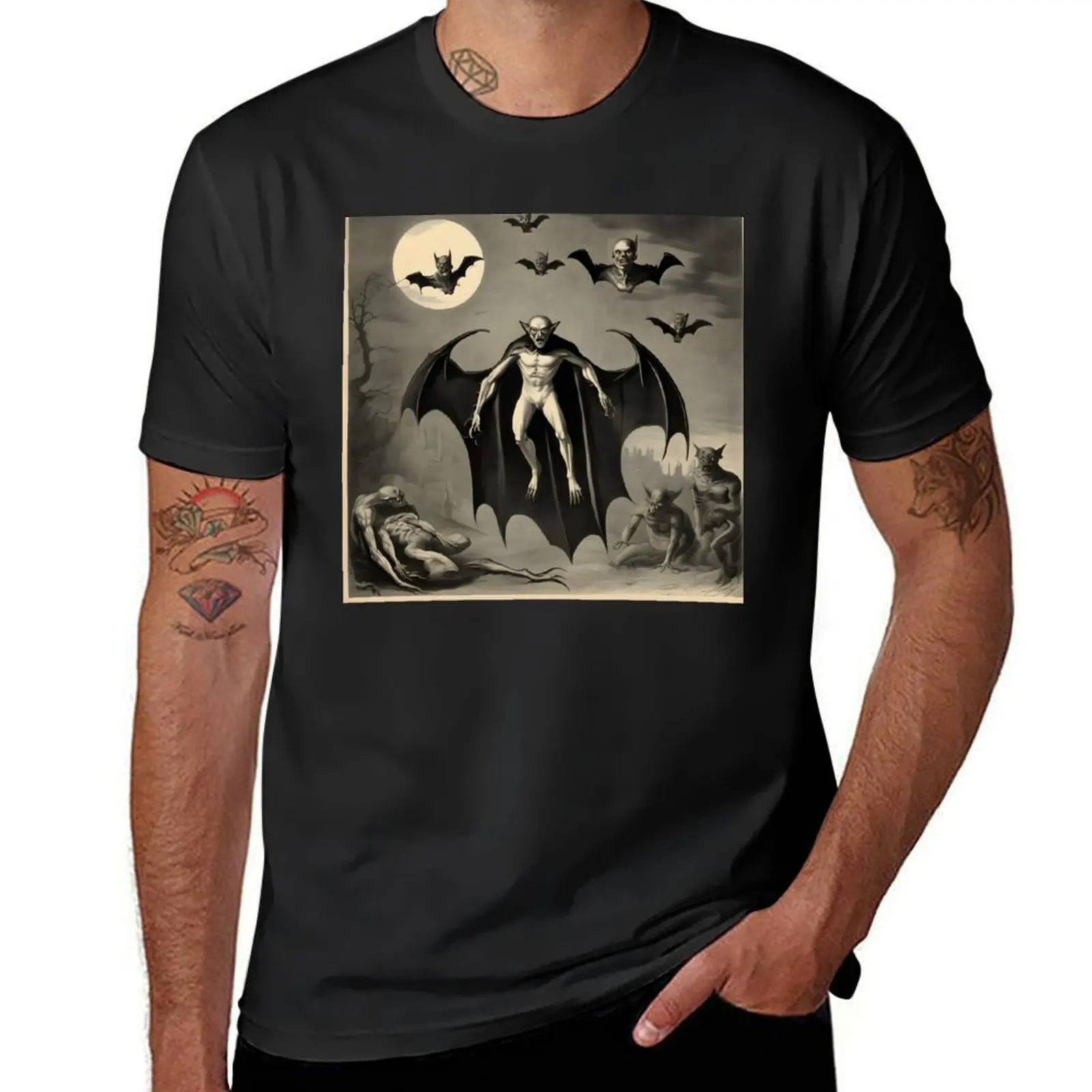 The Dark one rises T-Shirt summer tops shirts graphic tees mens graphic t-shirts