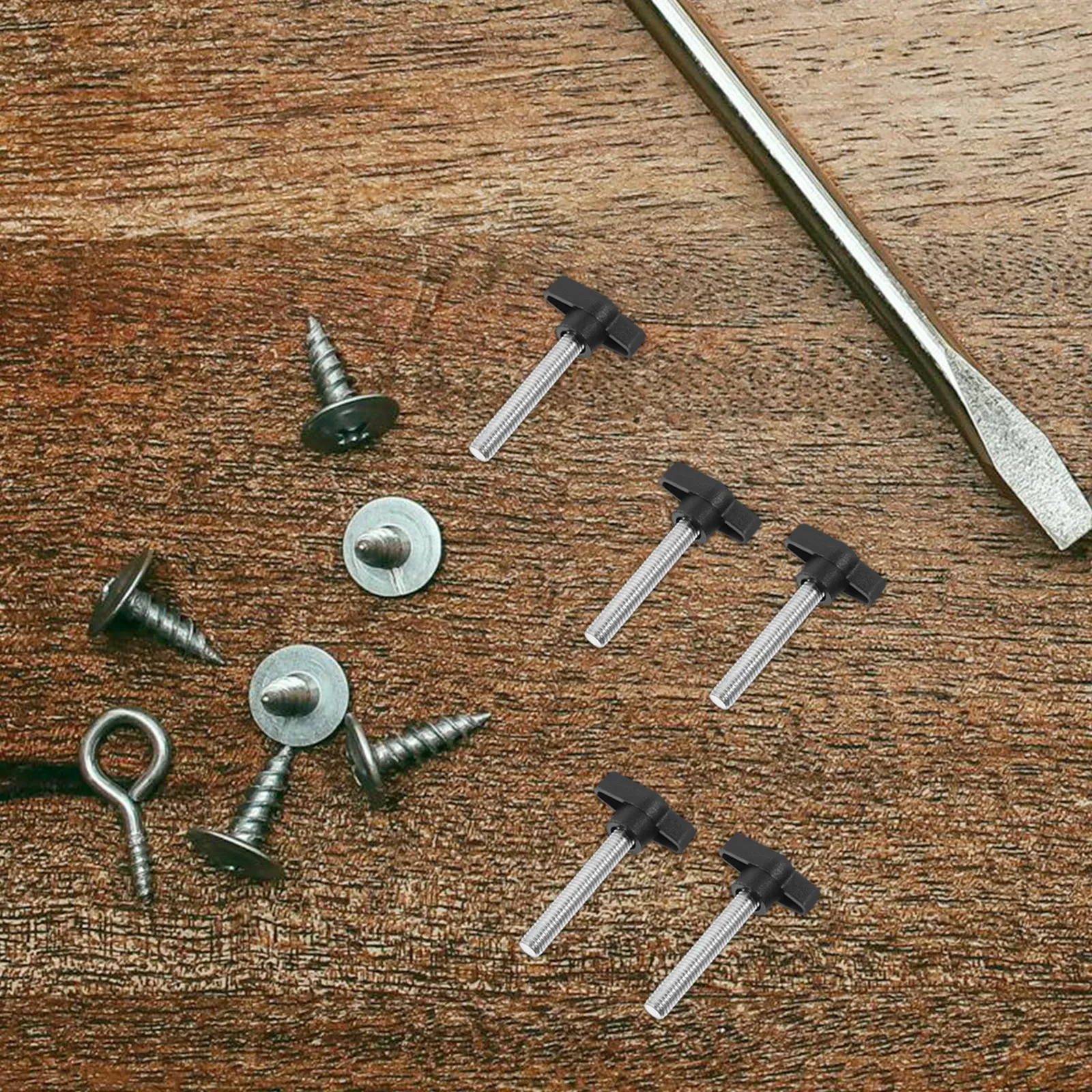 5Pcs Thumb Screws Plastic Wing Knob Small Hand Tighten Screws Machine Screw Fasteners M8x40 Lightweight Efficient