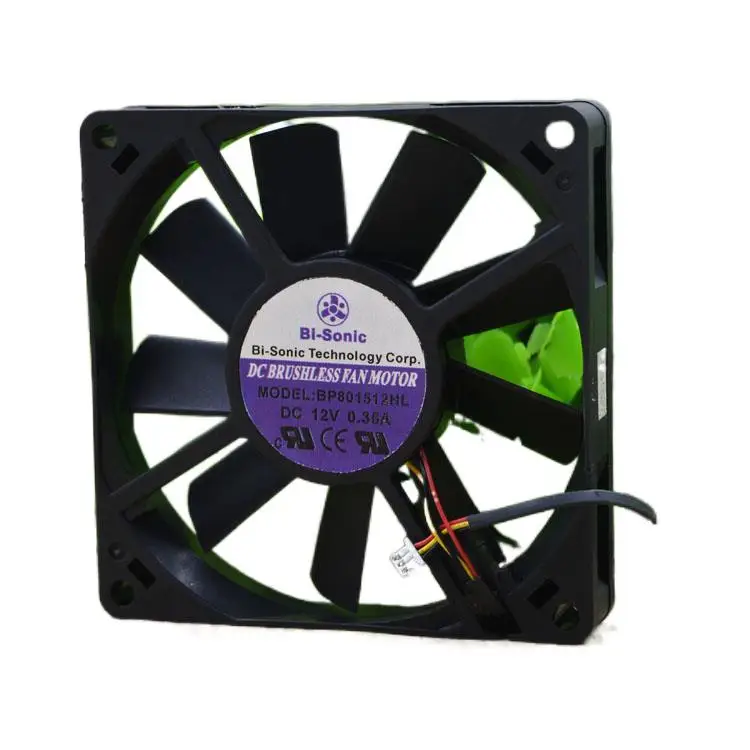 

Bi-Sonic BI-SONIC BP801512HL 12V 0.35A 8cm 8015 3-Wire Fan