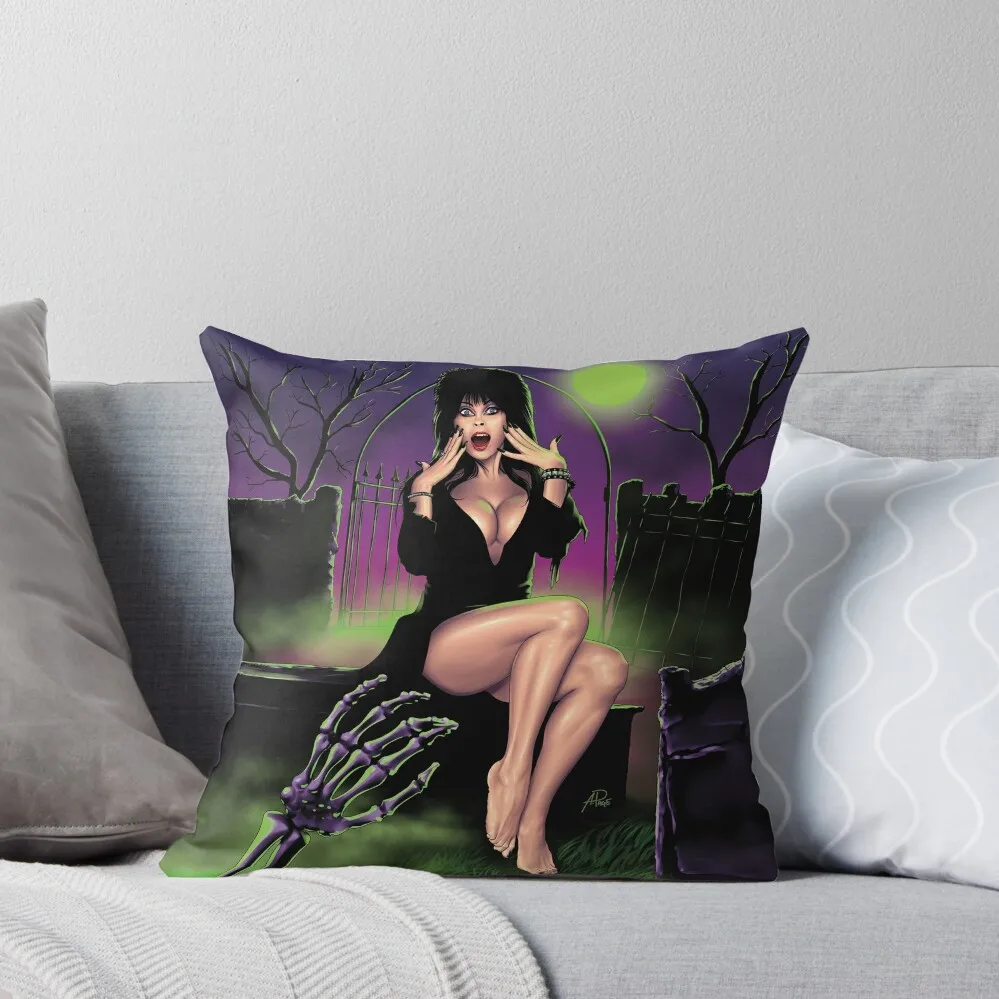 

Elvira Throw Pillow Cushions For Sofa Cushion Cover Set christmas pillow case pillow