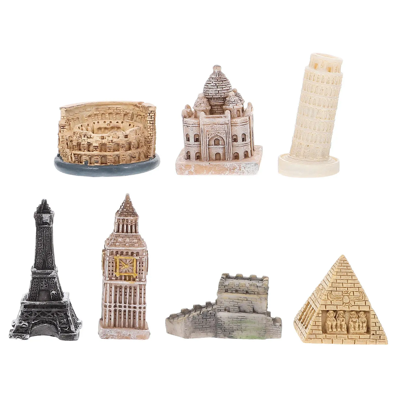 7 Pièces Statues Romaines Détaillées en Résine, Décoration d'Intérieur, Accessoire de Paysage d'Aquarium, Arrangement Polyvalent, Facile à Nettoyer, Ornement pour Aquarium