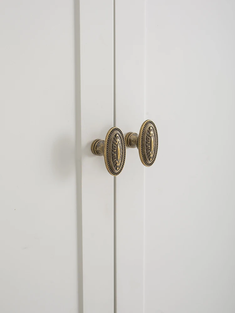 العتيقة النحاس مقبض كابينة الأثاث مقبض الأثاث الأجهزة #2