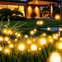 Outdoor LED Solar Patio Lights Waterproof Sway By Wind Firefly Decor Solar Sway Lights for Garden Yard Lawn Street Balcony