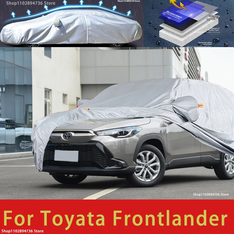 

For Toyota Frontlander Outdoor Protection Full Car Covers Snow Cover Sunshade Waterproof Dustproof Exterior Car accessories