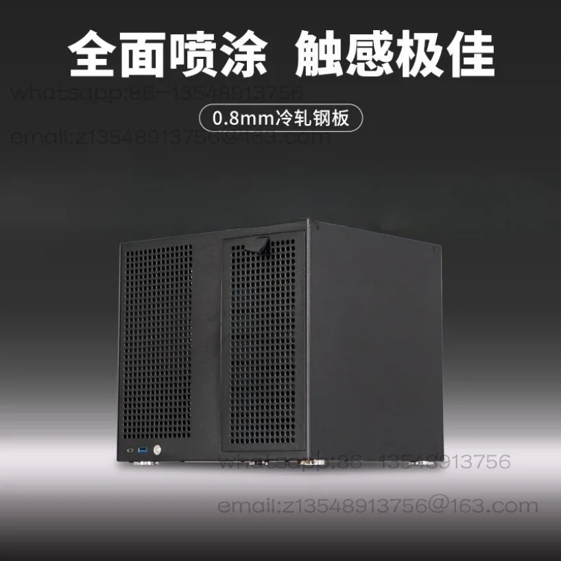 

8-Disk NAS chassis ATX power supply MATX main board full height PCIe home storage