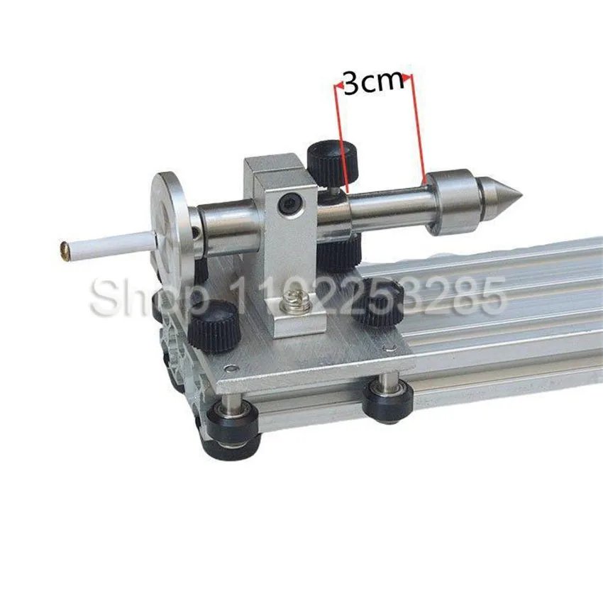 Multifunctional mini lathe adjustable grinding and polishing machine woodworking lathe 775 80W motor
