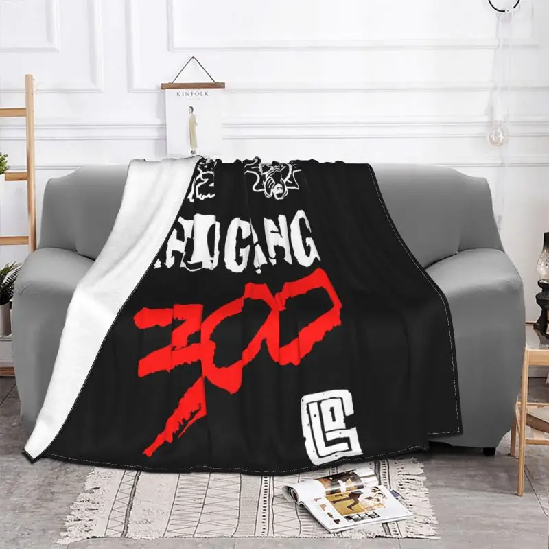 Glo Gang X Glory Boyz Collab Blanket Warmth Sofa Bed Lightweight Couch Blanket Sleeping Sheets