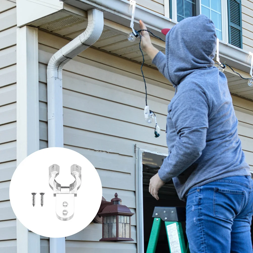 

200Pcs LED Rope Light Clips 400 Screws Durable Acidresistant Easy to Install for Indoor Outdoor Weddings Patios Big Events