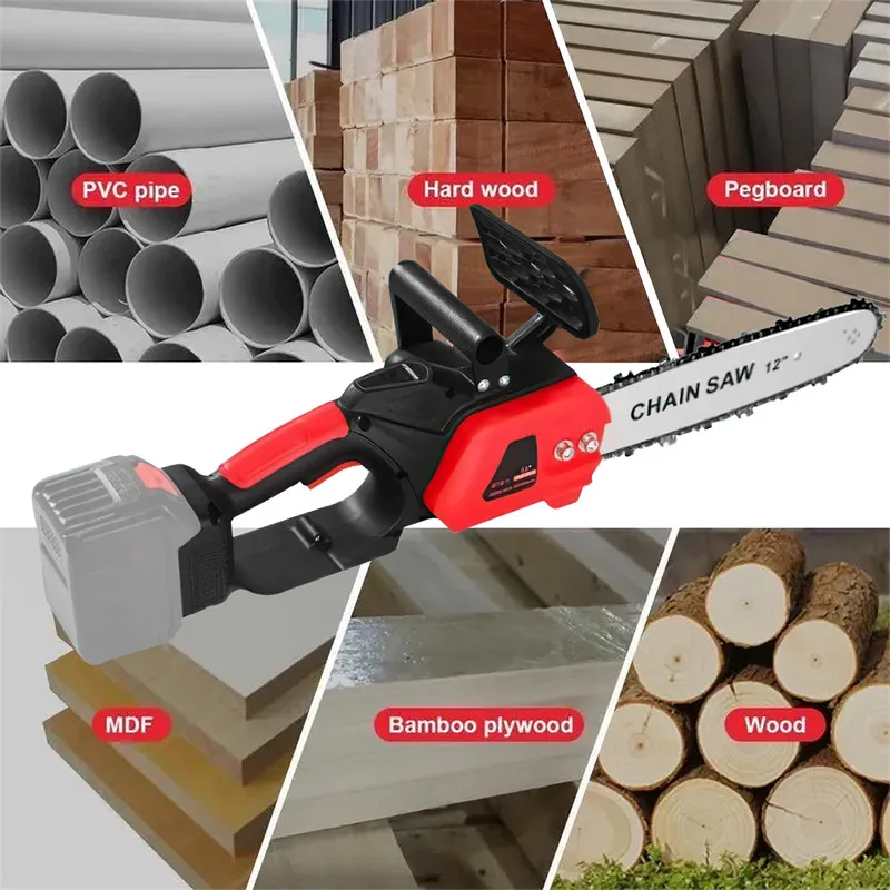 3500W Bürstenlose Kettensäge, 20000RPM Handliche Lithium-Akku-Kettensäge für den Hausgebrauch, Wiederaufladbare Lithium-Ionen-Holzfällersäge – Detail 3