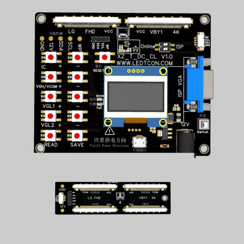 TCON VGH VGL Change Voltage Programmer For TＶ Screen Repair