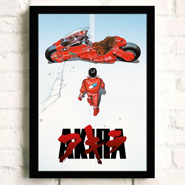 Akira Red Fighting Japanese sci fi Anime Posters and Prints Wall Pictures Cuadros for Living Room Canvas Painting Home Decor