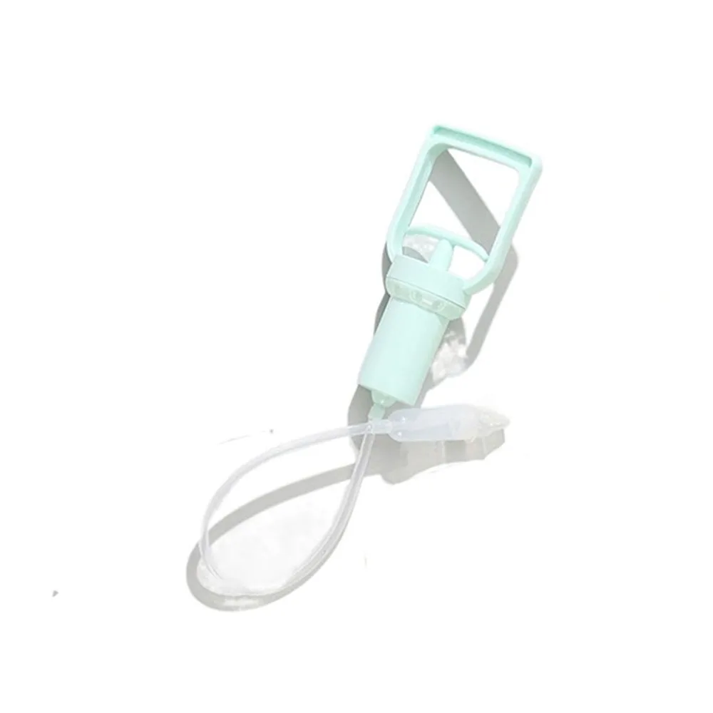 

Silicone Head Newborn Nose Cleaner Snot Vacuum Suction Pull Type Children Nasal Aspirator Reusable Safe Nasal Wash Toddler