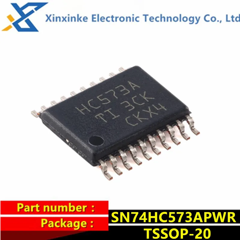 

10PCS SN74HC573APWR TSSOP-20 HC573A Logic ICs Octal D-Type Transparent Latch with 3-State Outputs Brand New Original