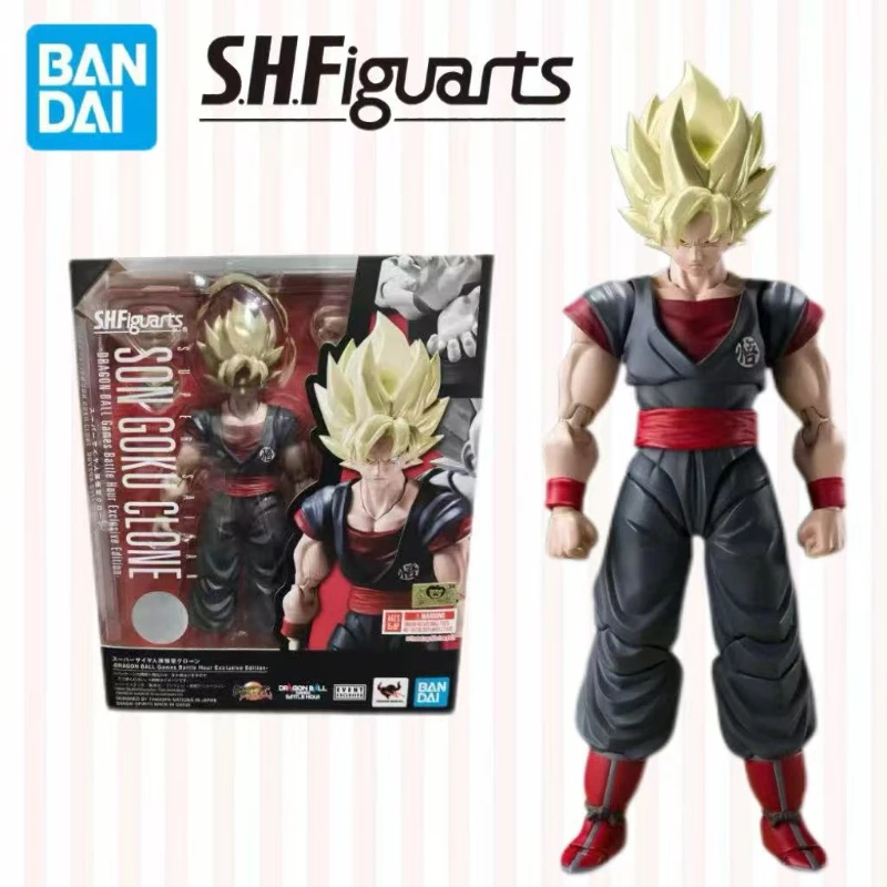 

В наличии: Оригинальная фигурка BANDAI S.H.Figuarts DRAGON BALL SON GOKU CLONE SHF в коробке, модель-игрушка, подарок для ребенка
