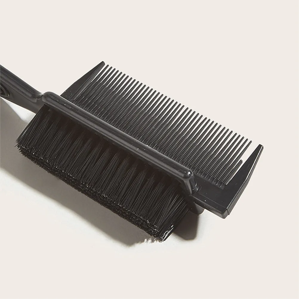 2Pcs Double Sided Hair Comb Nylon Bristle ABS Material Teasing Comb Ponytail Brush for Sleek Hair Styling and Cleaning