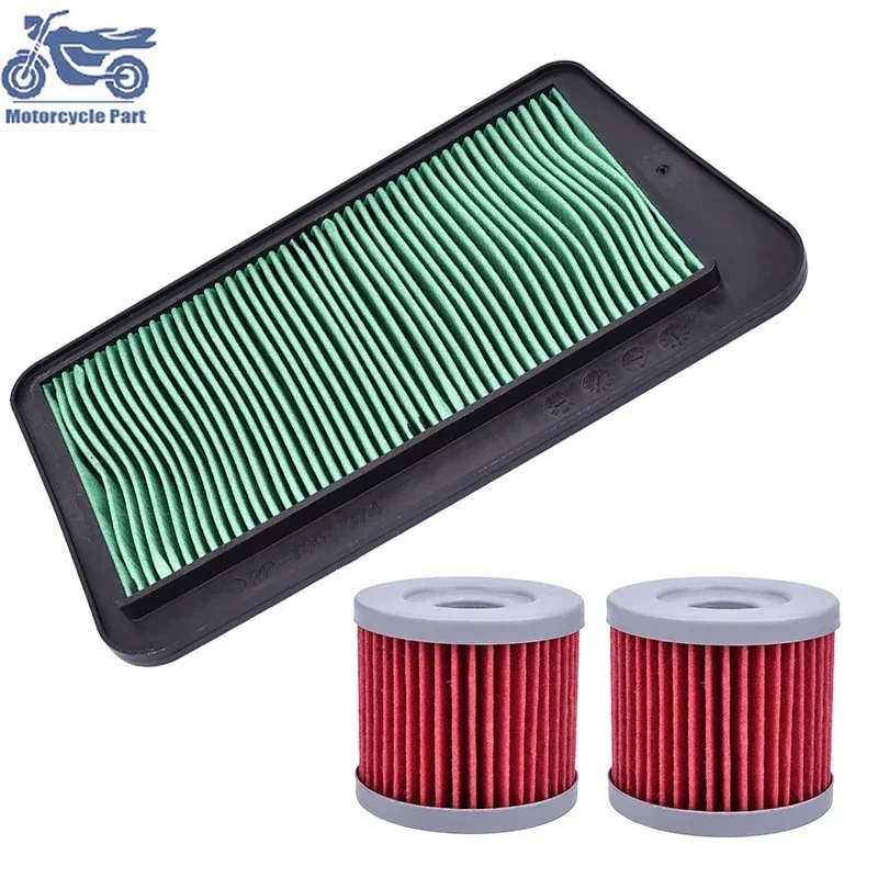 

For SUZUKI AN400 AN 400 M0 M2 M3 M4 Motorcycle Air Filter and Oil Filter Cleaner Element Kit 2022 2023 2024 OEM 1378019K00