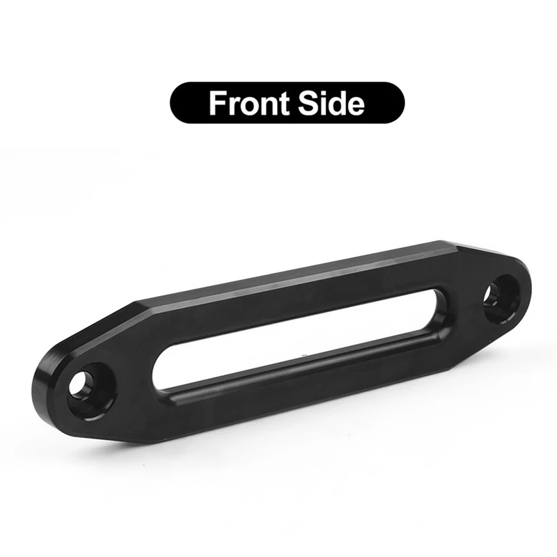 10 Inch 12000 DBS Winch Rope Guide Hawse Aluminum Fairlead For Off Road 4WD Rope Silver Rope Guide Wire Guide