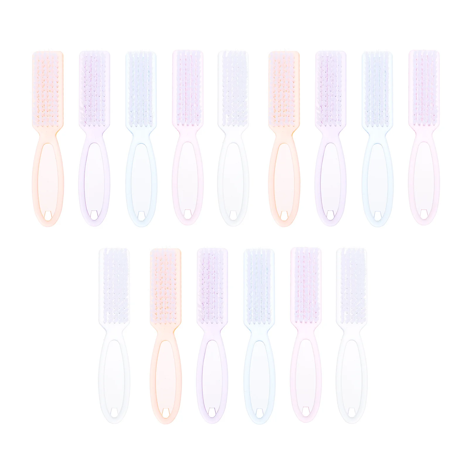 15 قطعة فرشاة تنظيف الأظافر فرش اليد أظافر الغسيل تو الأنظف باديكير أداة دائم PP PS المواد مسمار العرض #5