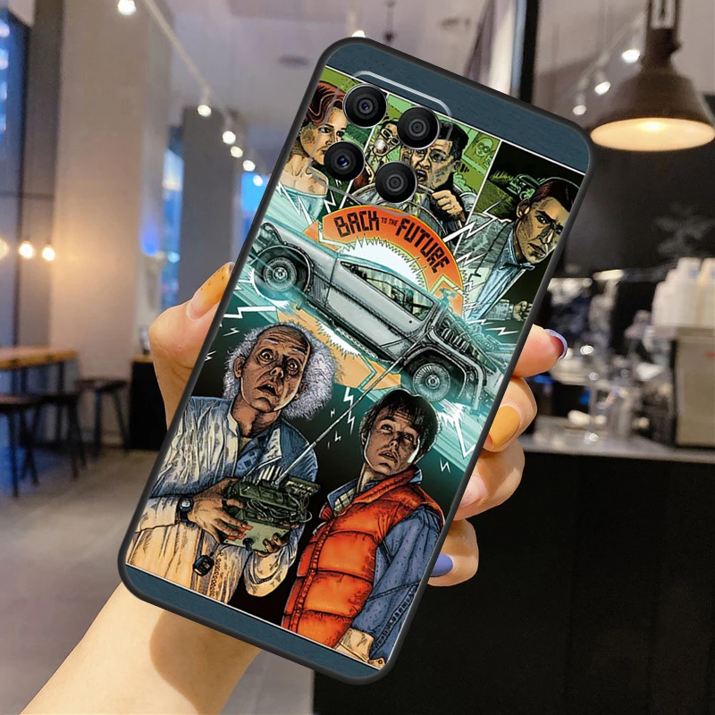 Etui Powrót do Przyszłości na Honor Magic 7 6 5 Pro, Pokrowiec na Honor X9c X9b X9a X8a X8b X9 50 70 90 400 200 Lite