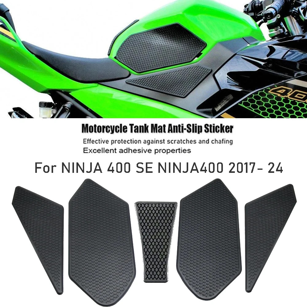 

Для NINJA 400 SE NINJA 400 201724 мотоциклетная боковая накладка на топливный бак, защитные накладки на бак, наклейка, газовая накладка на колено