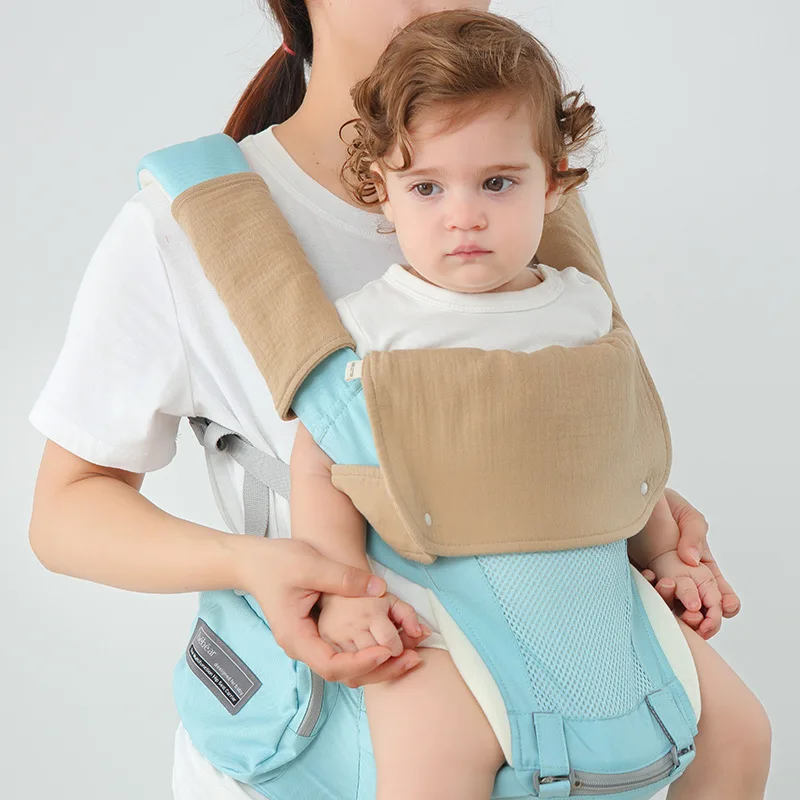 

Universal Baby Carrier Drool Pads Bibs for Booy Girl Cotton Bibs for Infant Sling Wrap Waist Stool Chewable Teething Cloth