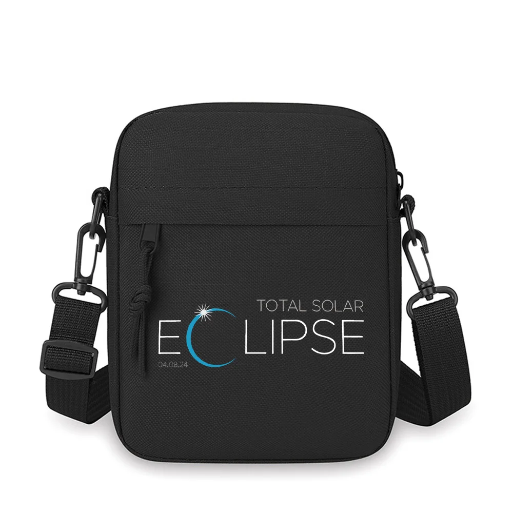 

Eclipse sun shining blue arc Men Crossbody Bag Single Shoulder Women Cartoon Anime Film Printing Design Unisex